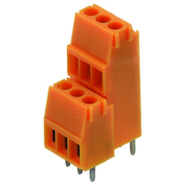 Conector Lm2N 3.5/12/90 3.2Mm Laranj 1703740000 Weidmuller Conexel