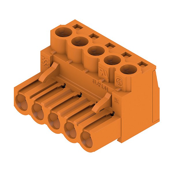 Conector Pcb Blzp 5.00/05/180 Sn Or Bx 1954460000 Weidmuller Conexel