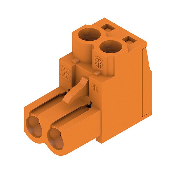 Conector Plug Blzp 5.00/02/180 Sn Or Bx 1954490000 Weidmuller Conexel