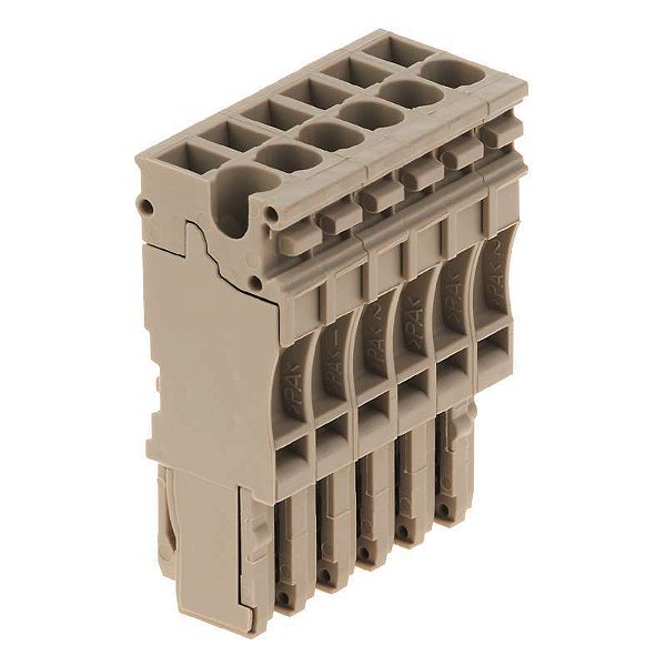 Conector Plug Zp 2.5/1An/ 06 Polos 1815520000 Weidmuller Conexel