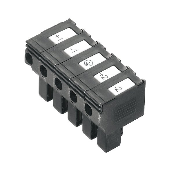 Conector Plug-In 05Polos Pts 4 Identificado P/ Dc 1131730000 Weidmuller Conexel