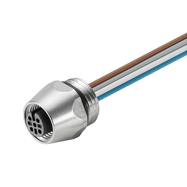 Conector Plug-In Saie-M12B-8-0.5U-Pg9 1861270000 Weidmuller Conexel