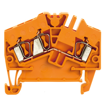 Conector Zdu 2.5-2/3 An Pa Laranja 1706050000 Weidmuller Conexel