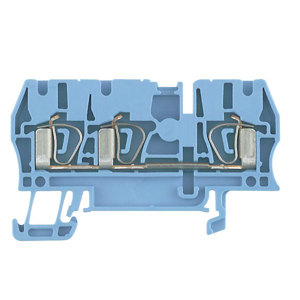 Conector Zdu 2.5/3An Wemid Azul 1608550000 Weidmuller Conexel