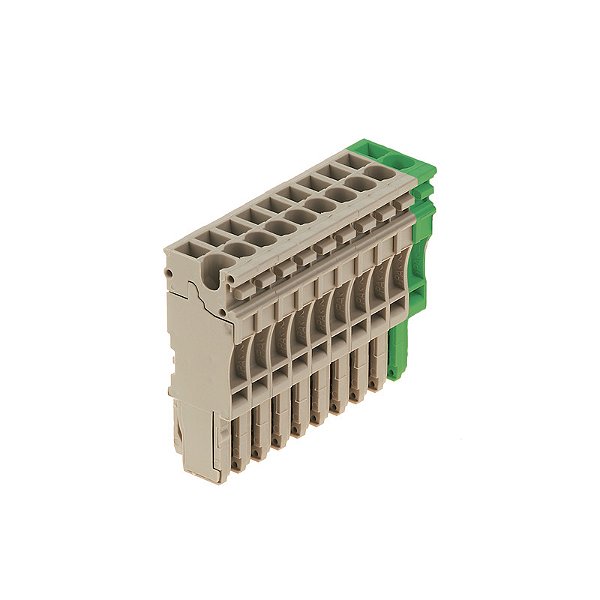 Conector Zp 2.5/1An/10 Gn/Be 1867170000 Weidmuller Conexel