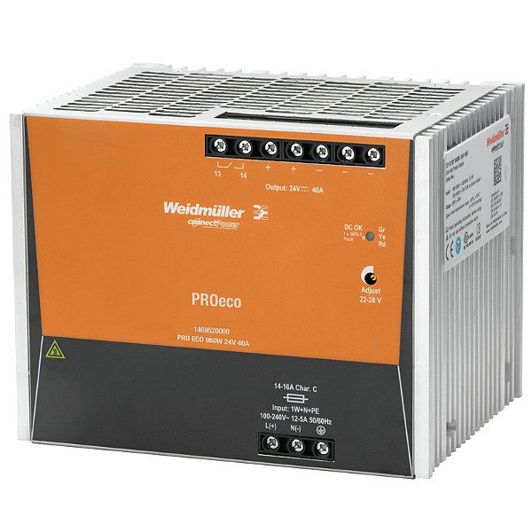 Fonte Chaveada Pro Eco 960W 24V 40A 1469520000 Weidmuller Conexel