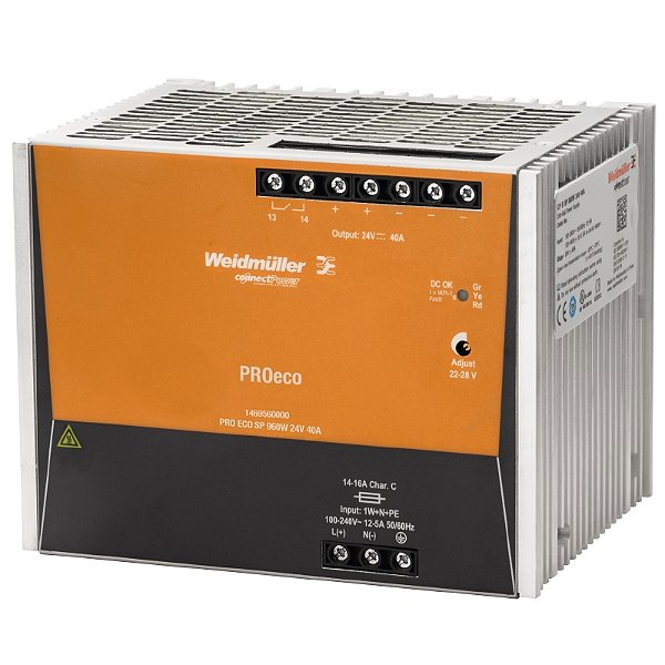 Fonte Chaveada Pro Eco3 960W 24V 40A 1469560000 Weidmuller Conexel