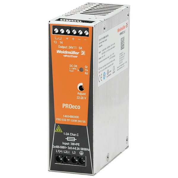 Fonte De Alimentacao Pro Eco 120W 12V 10A 1469580000 Weidmuller Conexel