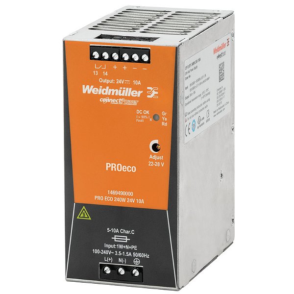 Fonte De Alimentacao Pro Eco 240W 48V 5A 1469590000 Weidmuller Conexel