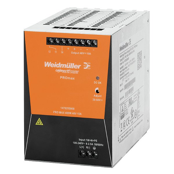 Fonte De Alimentacao Pro Max3 480W 24V 20A 1478190000 Weidmuller Conexel