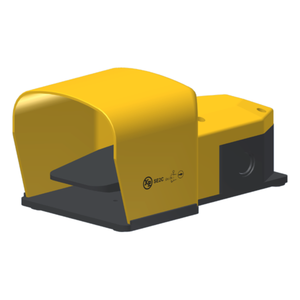 Interruptor De Pedal Plástico 2 Microrutores 1Na+1Nf C/ Proteção SE2C Kap