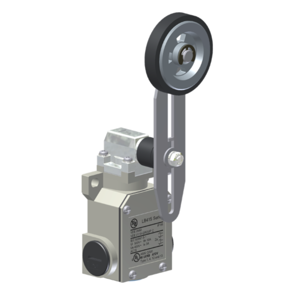 Interruptor De Posição Metálico, Corpo 3 Entradas, Entrada De Cabos Pg 11, 2X(1Na+1Nf), Cabeçote Angular - Acionamento S LB415YL2 Kap