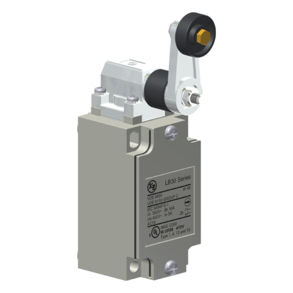 Interruptor De Posição Metálico, Corpo En 50041, Entrada De Cabos Pg 13,5, 1Na+1Nf, Cabeçote Angular - Acionamento Selet LB30YD Kap