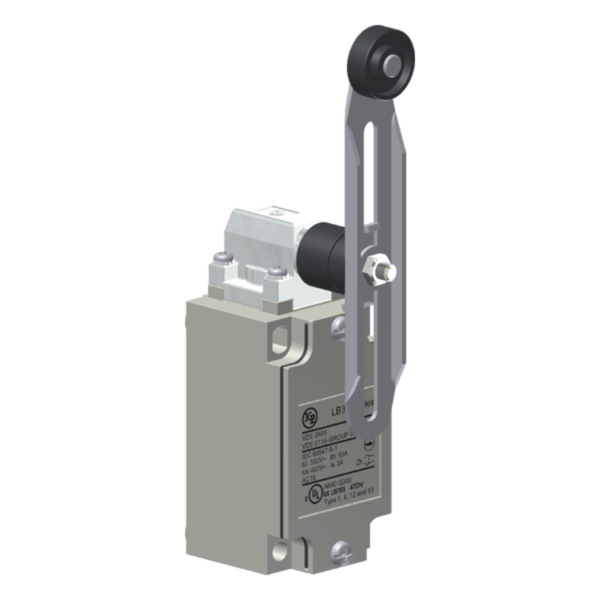 Interruptor De Posição Metálico, Corpo En 50041, Entrada De Cabos Pg 13,5, 1Na+1Nf, Cabeçote Angular - Acionamento Selet LB30YL Kap