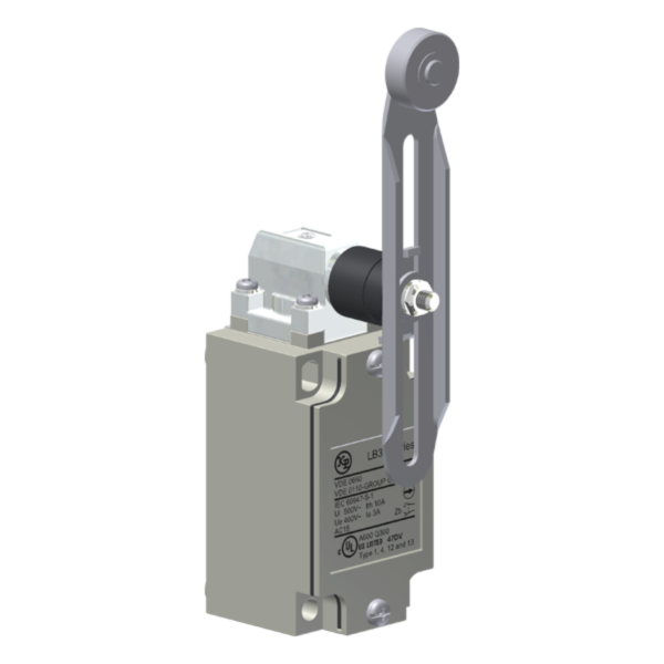 Interruptor De Posição Metálico, Corpo En 50041, Entrada De Cabos Pg 13,5, 1Na+1Nf, Cabeçote Angular - Acionamento Selet LB30YL1 Kap