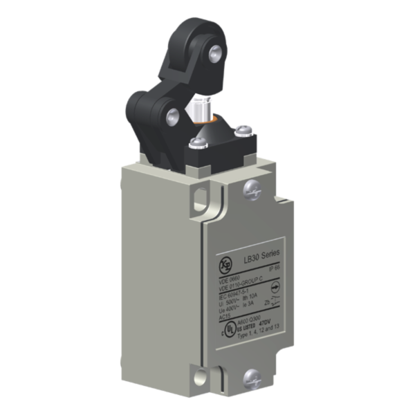 Interruptor De Posição Metálico, Corpo En 50041, Entrada De Cabos Pg 13,5, 1Na+1Nf, Cabeçote Linear, Alavanca Superior C LB30H Kap
