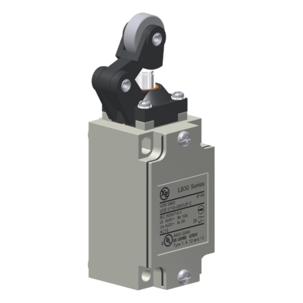 Interruptor De Posição Metálico, Corpo En 50041, Entrada De Cabos Pg 13,5, 1Na+1Nf, Cabeçote Linear, Alavanca Superior C LB30H1 Kap