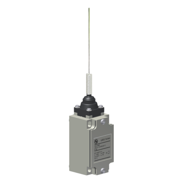 Interruptor De Posição Metálico, Corpo En 50041, Entrada De Cabos Pg 13,5, 1Na+1Nf, Cabeçote Multidirecional, Haste Flex LB30Z Kap