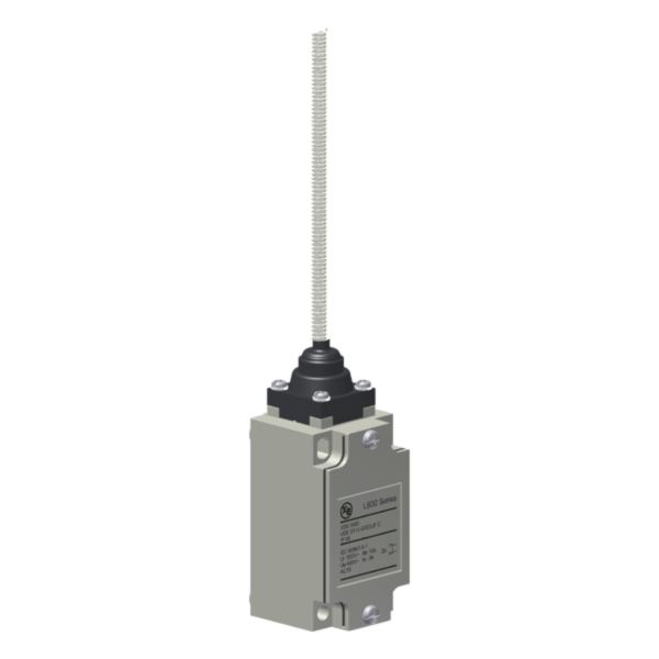 Interruptor De Posição Metálico, Corpo En 50041, Entrada De Cabos Pg 13,5, 1Na+1Nf, Cabeçote Multidirecional, Haste Flex LB30Z1 Kap