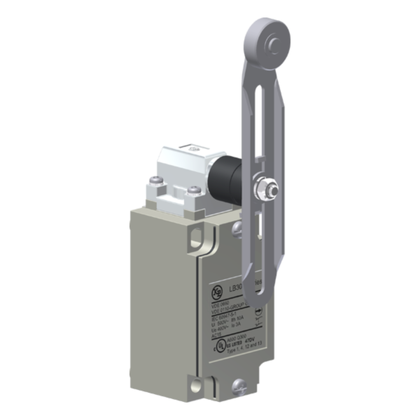 Interruptor De Posição Metálico, Corpo En 50041, Entrada De Cabos Pg 13,5, 2Nf, Cabeçote Angular - Acionamento Seletivo, LB304YL1 Kap