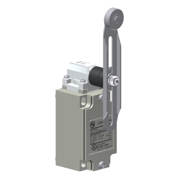 Interruptor De Posição Metálico, Corpo En 50041, Entrada De Cabos Pg 13,5, 2X(1Na+1Nf), Cabeçote Angular - Acionamento S LB305YL1 Kap