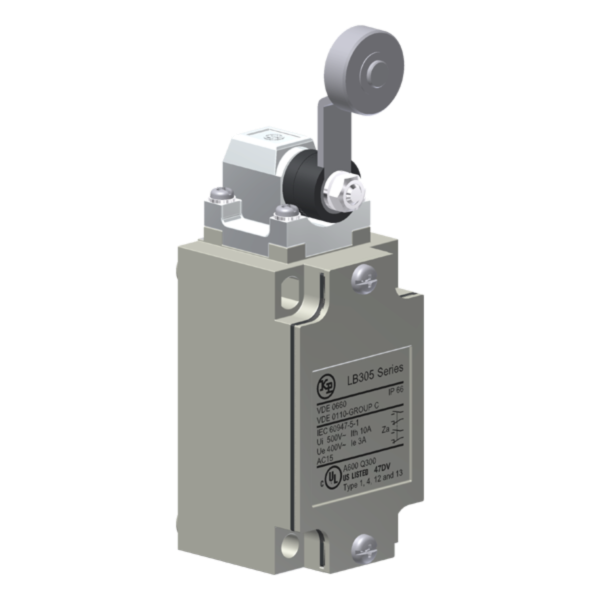 Interruptor De Posição Metálico, Corpo En 50041, Entrada De Cabos Pg 13,5, 2X(1Na+1Nf), Cabeçote Angular, Alavanca Com R LB305XJ1 Kap