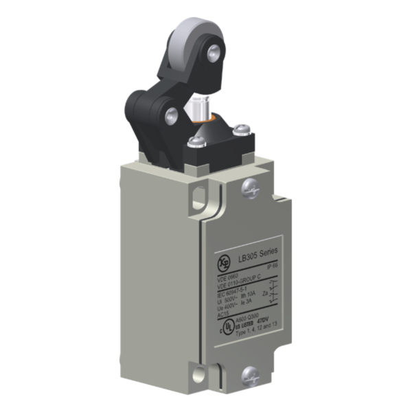 Interruptor De Posição Metálico, Corpo En 50041, Entrada De Cabos Pg 13,5, 2X(1Na+1Nf), Cabeçote Linear, Alavanca Superi LB305H1 Kap