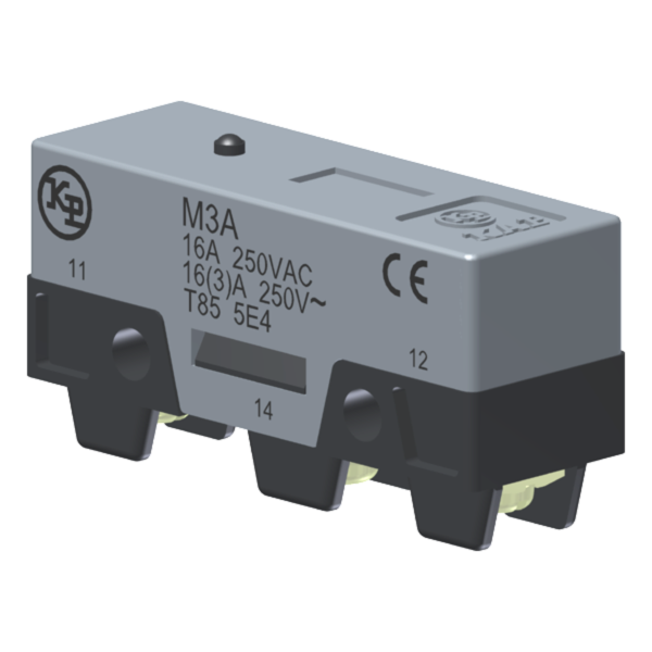 Microrutor Básico 16A, 1Na+1Nf, Pino, Terminal Parafuso Com Arruela Autorretrátil M3A Kap