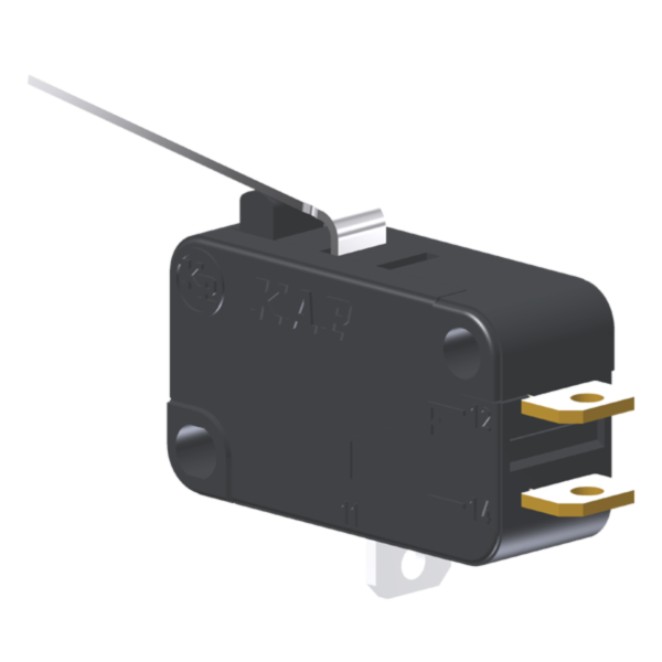 Microrutor Miniatura 10A, 1Na+1Nf, Alavanca, Terminal Solda MV5G4IC1 Kap