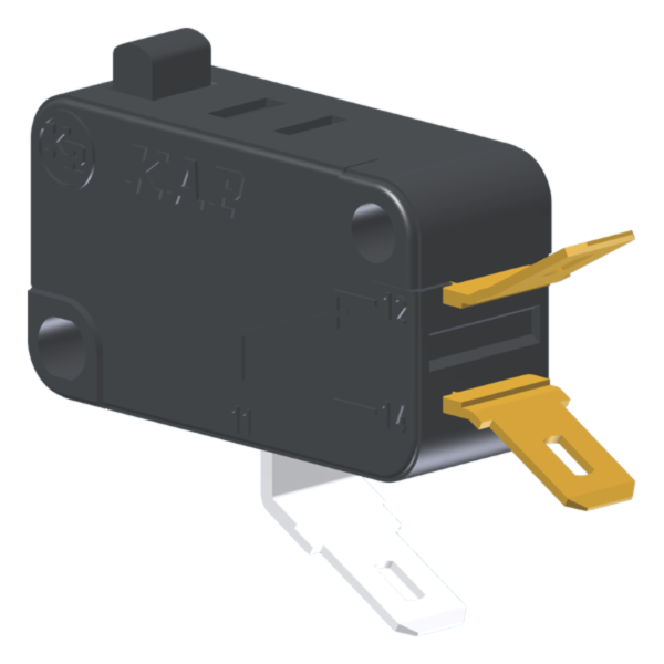 Microrutor Miniatura 15A, 1Na+1Nf, Pino, Terminal Faston 4,8X0,5Mm MV7ACB1 Kap