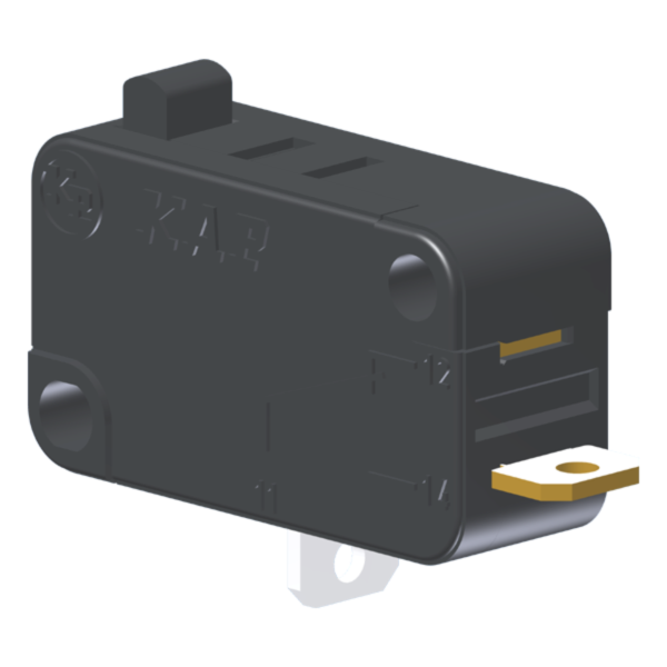 Microrutor Miniatura 15A, 1Na, Pino, Terminal Solda MV7AGC1 Kap