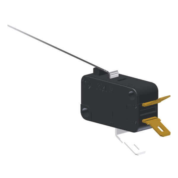 Microrutor Miniatura 5A, 1Na+1Nf, Alavanca Longa, Terminal Faston 4,8X0,5Mm MV3G6CB1 Kap