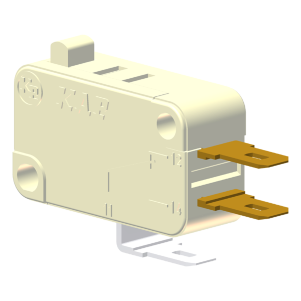 Microrutor Miniatura 5A, 1Na+1Nf, Pino, Terminal Faston 4,8X0,5Mm MV31ACA1 Kap