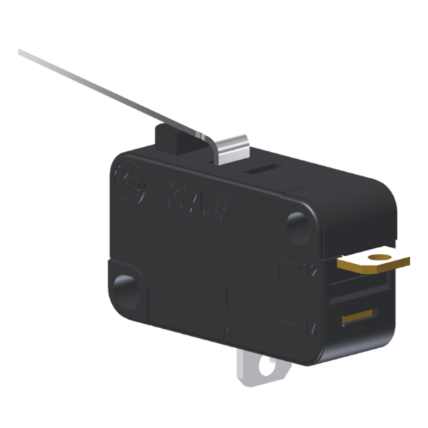 Microrutor Miniatura 5A, 1Nf, Alavanca, Terminal Solda MV3G4HC1 Kap