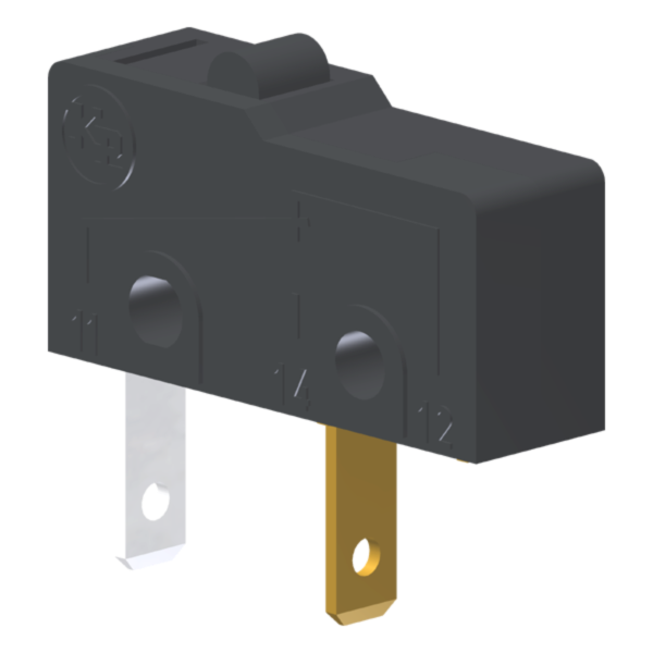 Microrutor Subminiatura 5A, 1Na, Pino, Terminal Faston 2,8X0,5Mm MM1AN1F Kap