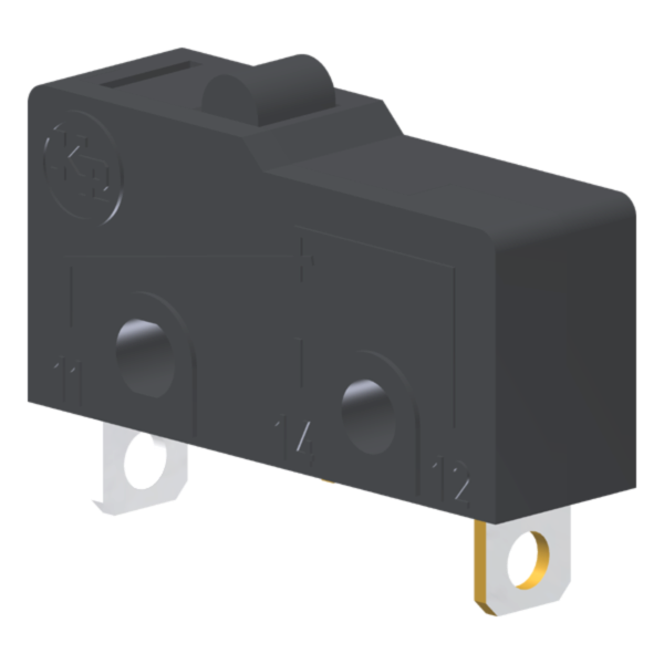 Microrutor Subminiatura 5A, 1Nf, Pino, Terminal Solda MM1AN2S Kap