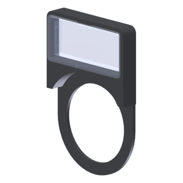 Plaqueta De Identificação Moldura Redonda P/ Furo 22Mm C9AQ Kap