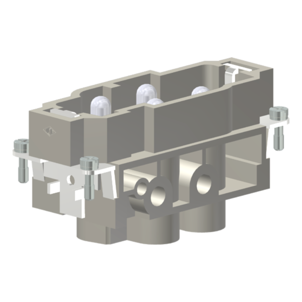 Contato Macho 4 Polos + Terra 80A 690V Terminal Parafuso CXM40 Kap