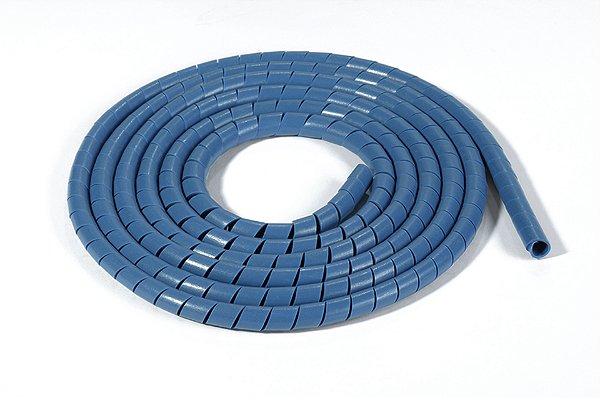 Organizador De Cabos Welawrap Detectável Diâmetro 16Mm Polietileno Aço Inox Azul Sbpemc16-Pe/Ss-Bu Hellermann