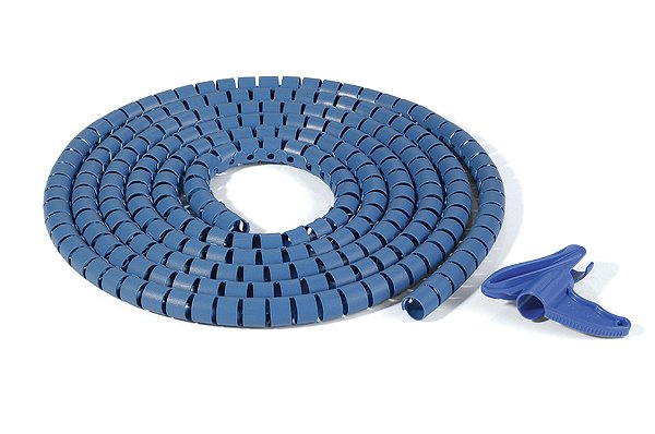 Organizador De Cabos Welawrap Detectável Polipropileno Aço Inox Azul Hwppmc16-Pp/Ss-Bu Hellermann