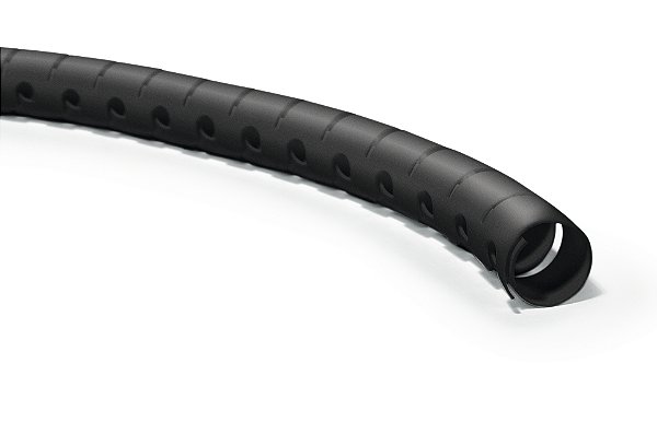 Organizador De Cabos Welawrap Polipropileno Preto Hwpp25-Pp-Bk Hellermann