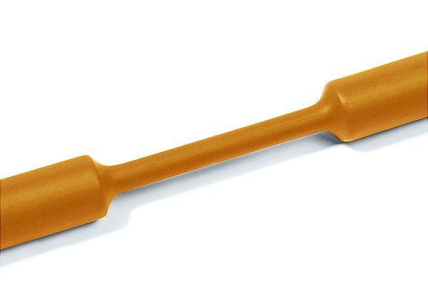 Tubo Termocontrátil 2:1 Sem Adesivo Poliolefina Reticulada Laranja Tcn20-9,5/4,8-Po-X-Og Hellermann