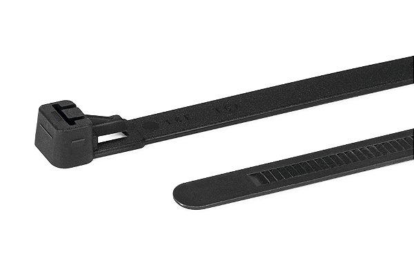 Abraçadeira Serrilhado Recuperável Comprimento 250Mm Largura 7,6Mm Poliamida Preto Rel250-Pa66-Bk Hellermann