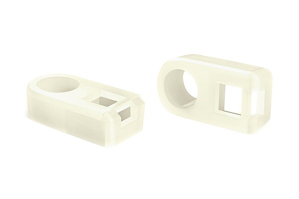 Clips Para Fixação Com Parafuso Altura 6,2Mm Largura 11,3Mm Poliamida Natural Fh50-Pa66-Na Hellermann