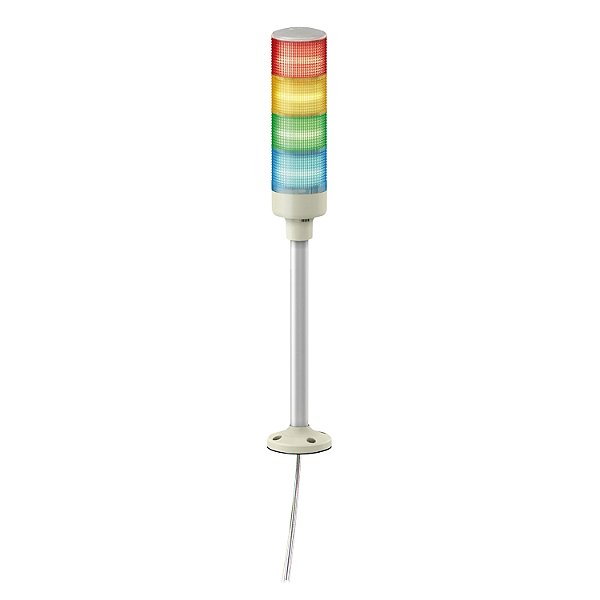 Coluna Luminosa Monobloco C Sirene Base Fixacao Vm Am Vd Az XVGB4SH SCHNEIDER