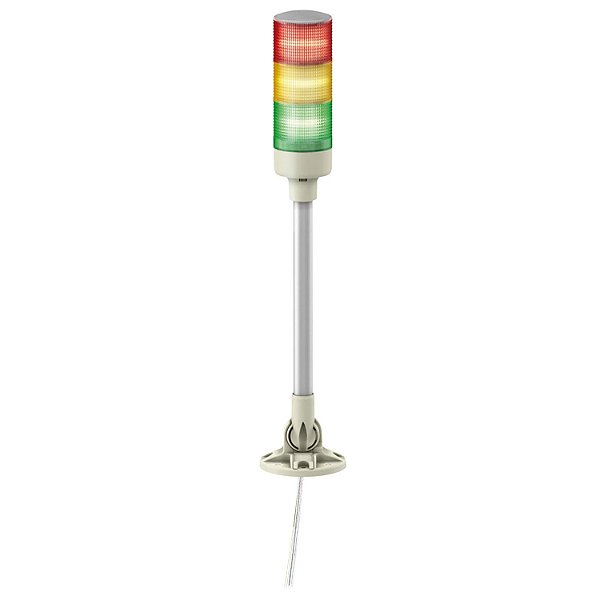 Coluna Luminosa 3 Elem.Led D60Mm Ip40 24Vca Cc Tubo E Sup. Angular Vm Am Vd XVGB3M SCHNEIDER