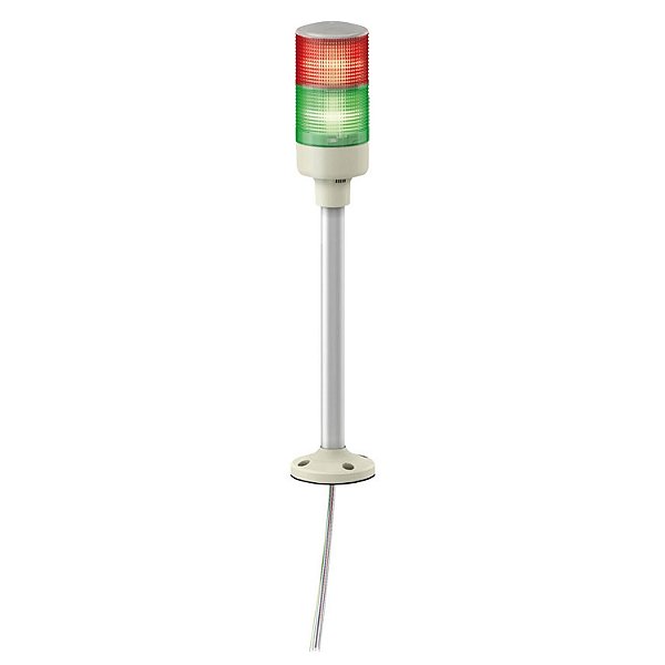 Coluna Luminosa Ø60Mm Pré-Montada, Led Vermelho, Verde, 24Vca/Cc XVGB2H SCHNEIDER