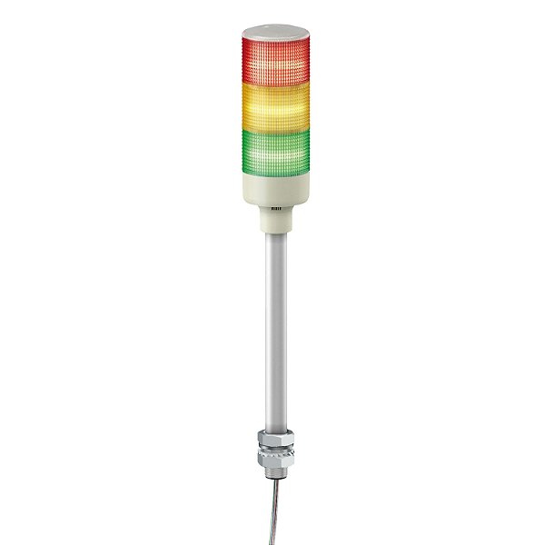 Coluna Luminosa 3 Elem.Led D60Mm Ip23 24Vca Cc Tubo Vm Am Vd XVGB3T SCHNEIDER
