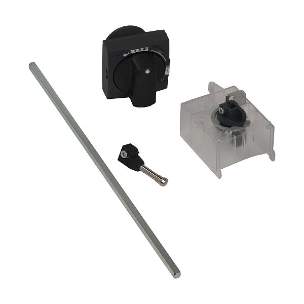 Kit Montagem Porta Do Painel Ip54 Manopla Preta / Fundo Preto Tesys Gv3 Polosl GV3APN01 SCHNEIDER
