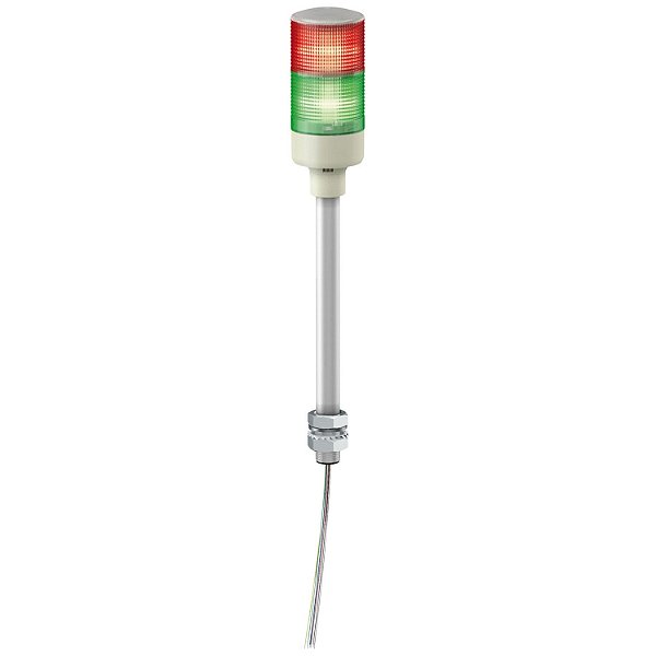 Coluna Luminosa Ø60Mm Pré-Montada, Led Vermelho, Verde, 24Vca/Cc XVGB2T SCHNEIDER